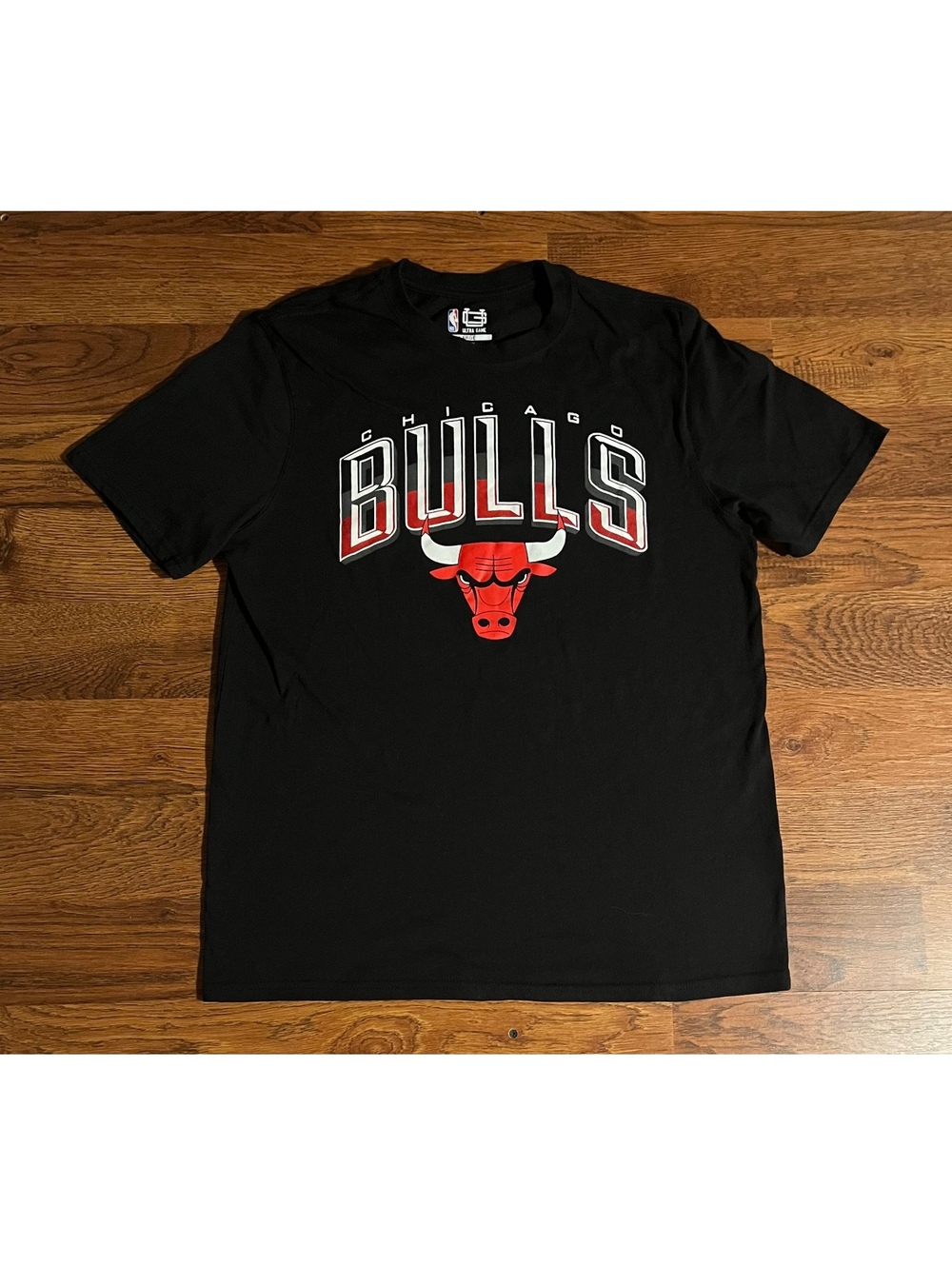 Chicago Bulls NBA Ultra Game Large Black Cotton T-Shirt